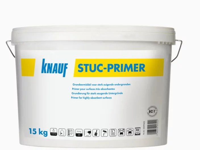 Voorstrijken bereid je muur voor op perfect stucwerk Knauf